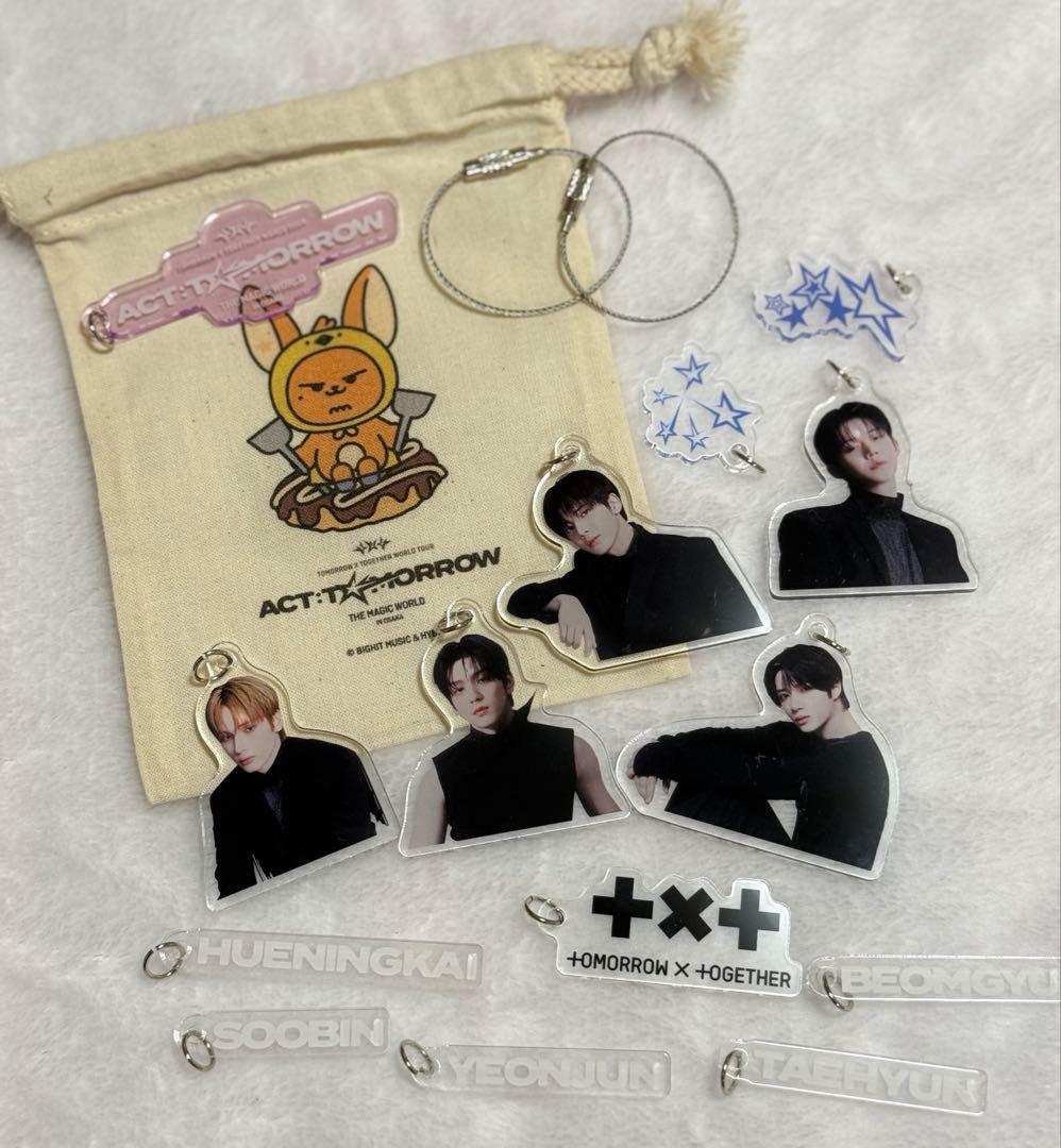 ご*ん様 TXT DIYキーチャーム 巾着　大阪限定 ACT : TOMORRO
