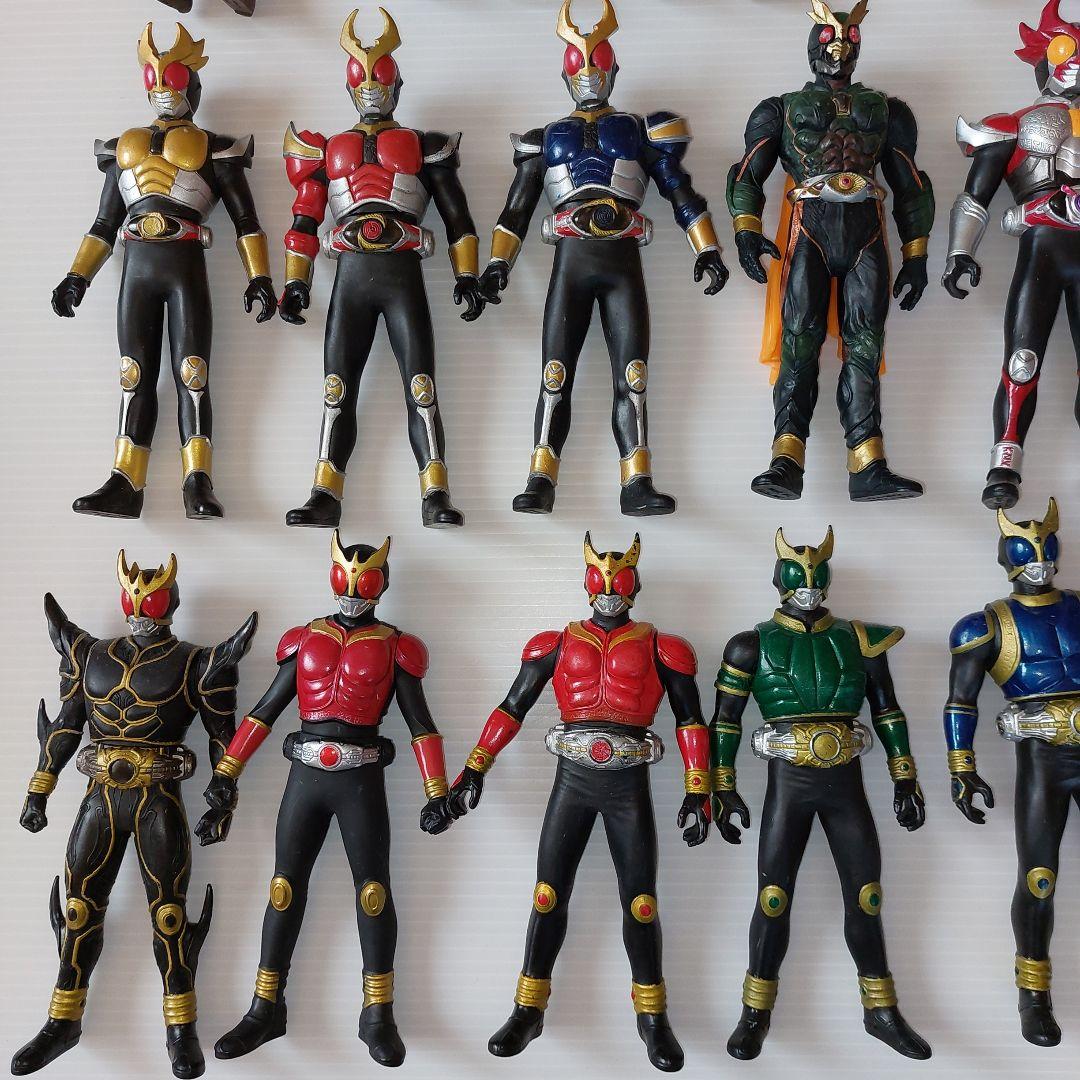 平成仮面ライダー　仮面ライダークウガ、アギト、怪人まとめ売り！当時物ソフビ