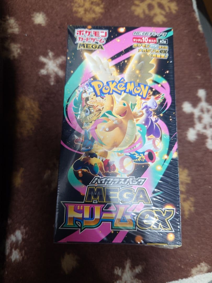 ポケモンカードゲーム MEGA ドリームEX 10パック入りシュリンク有りBOX