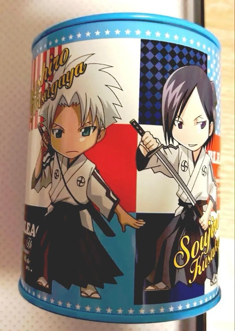 日番谷冬獅郎 黒崎一護 草冠宗次郎 BLEACH 貯金箱 缶 劇場版