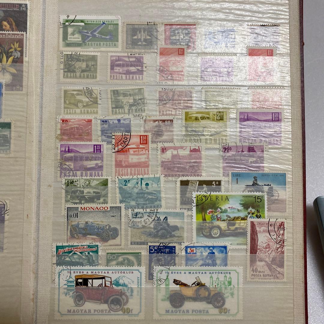 使用済み切手帳　EXPO 70 切手あり　切手820枚入りコレクションブック