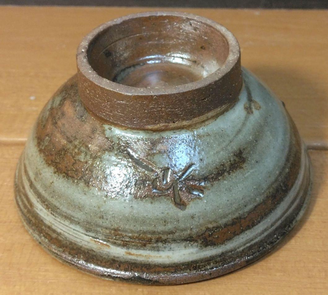 人間国宝 金城次郎 ぐい呑 栞 共箱(本人書付) 無傷 壷屋焼 やちむん