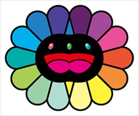 村上隆 Multicolor Double Face: Black ED100