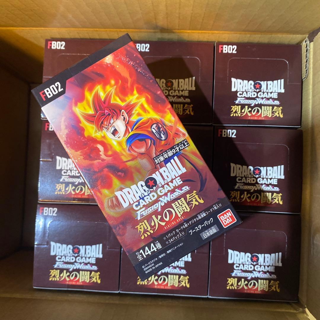 新品未開封 DBカードゲーム フュージョンワールド 烈火の闘気10BOXセット