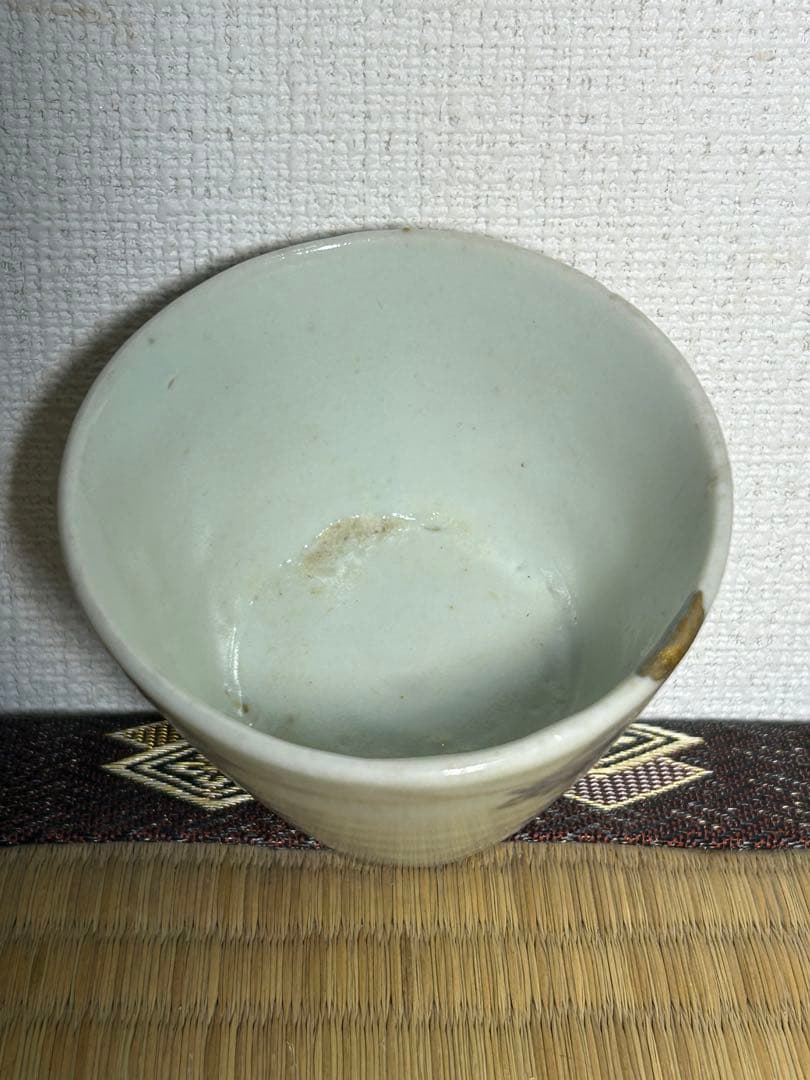 初期伊万里そば猪口　こんにゃく印判