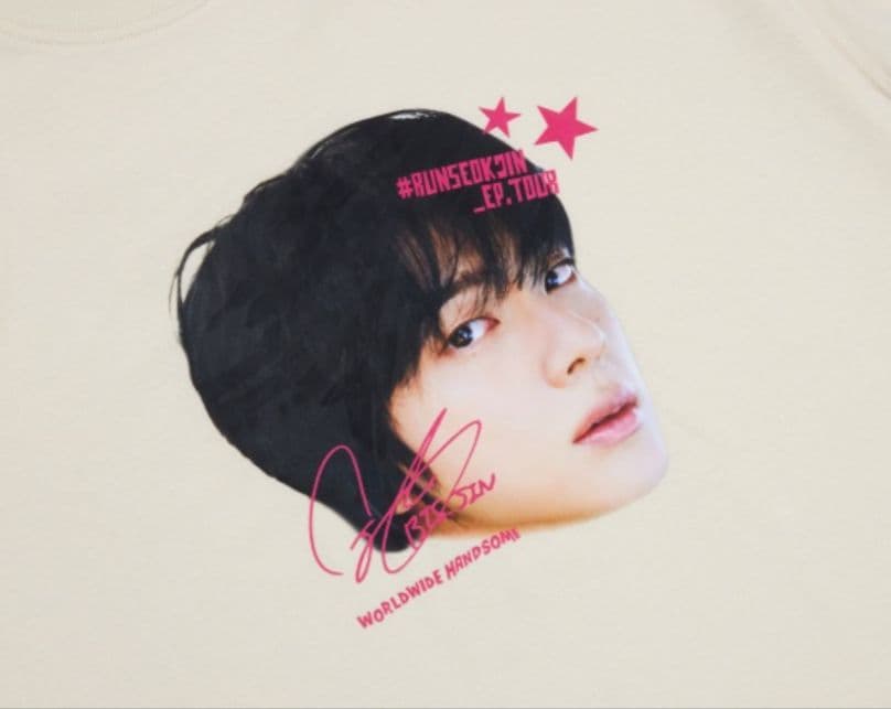 RUNSEOKJIN Tシャツ XL BTS JIN