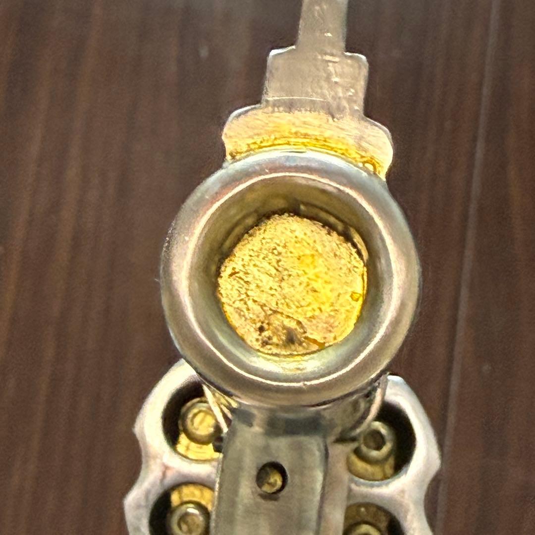 一点物S&W M19 2.5インチ ヴィクトリアン探偵彫刻カスタム 木製グリップ