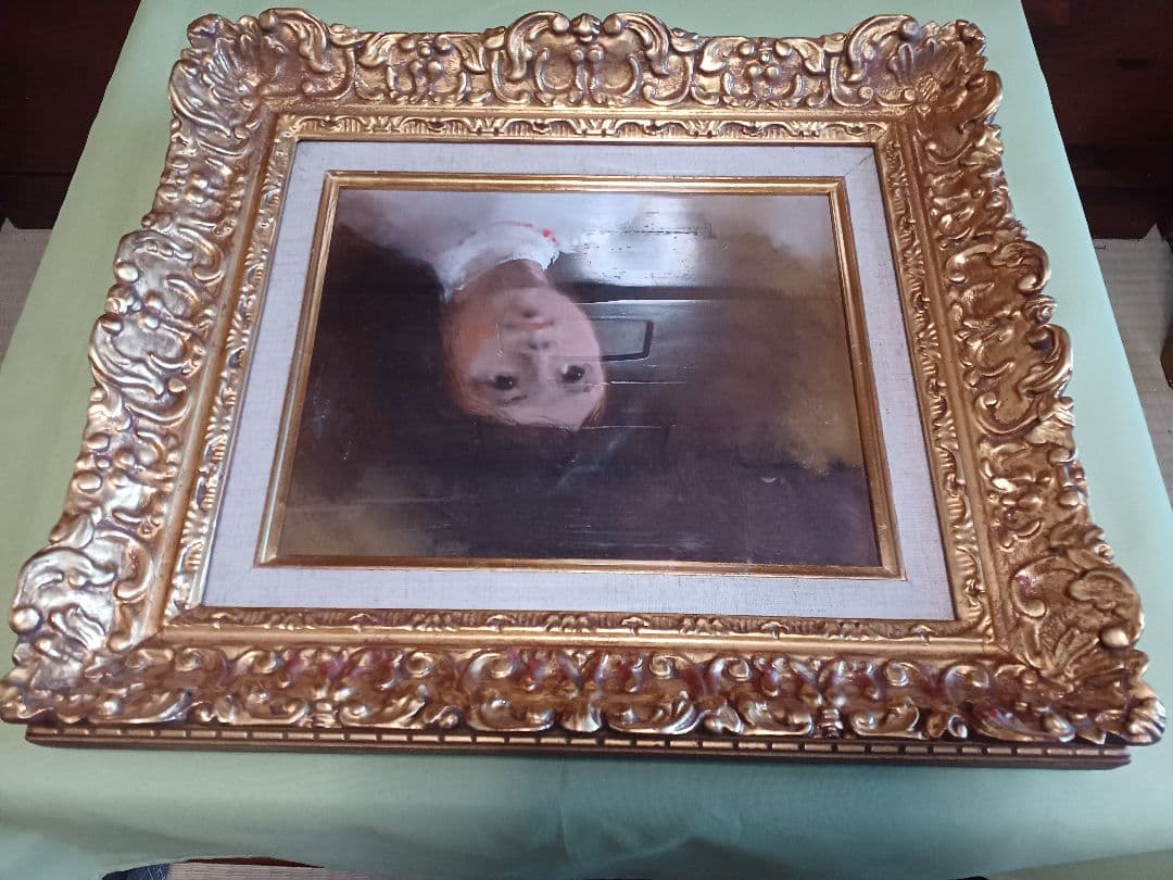 ◆今井隆　「少女」　油彩Ｆ3号　日本美術連盟会員　師：須田国太郎　早逝の画家◆