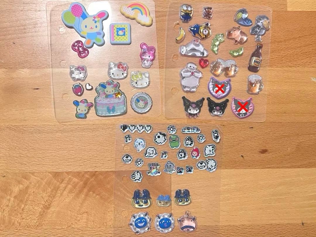 シール帳 完成品 たまごっち多め キーホルダー付き