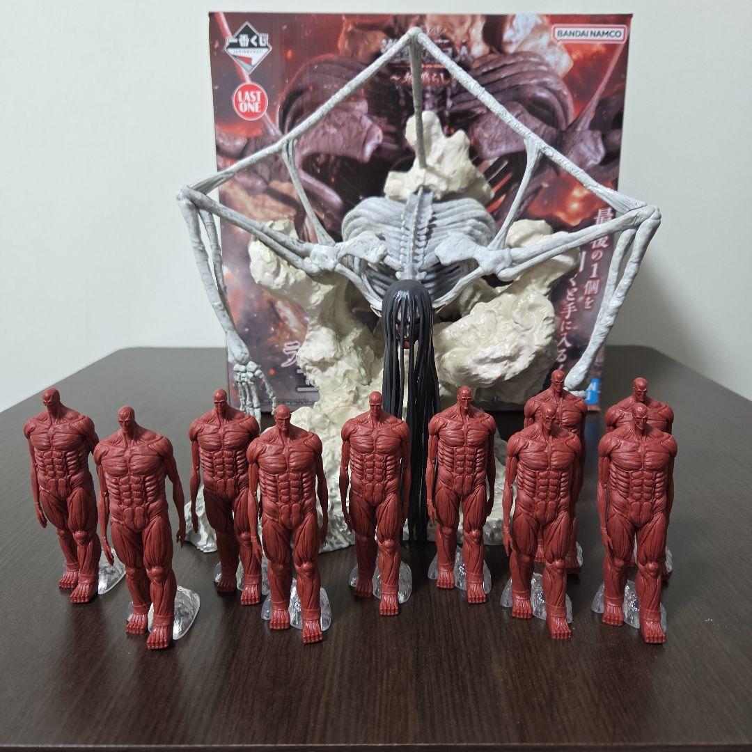 開封品！ 一番くじ 進撃の巨人 ラストワン賞 終尾の巨人 i賞10体セット
