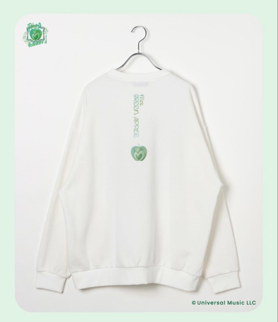 Mrs. GREEN APPLE × and ST　オーバーサイズスウェット
