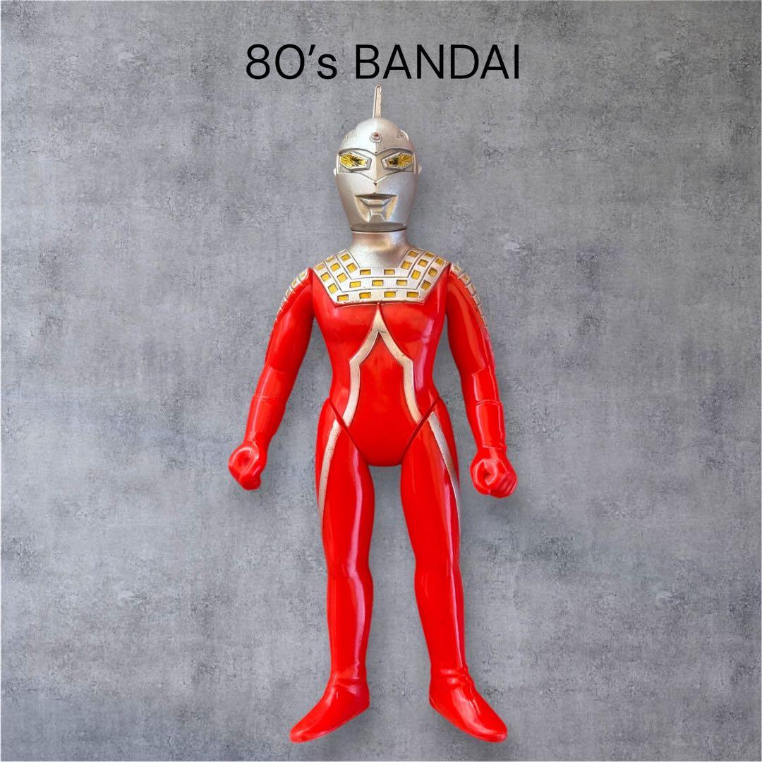 【当時物】1988年 日本製 バンダイ ウルトラセブン ソフビ ビッグサイズ