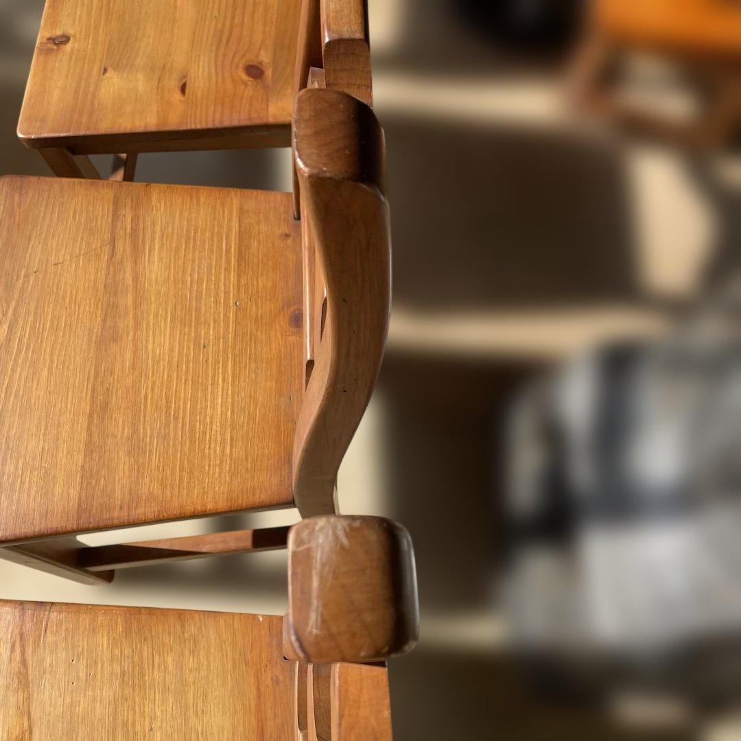 kingyokingyo カントリーパイン無垢材椅子ヴィンテージチェア1点