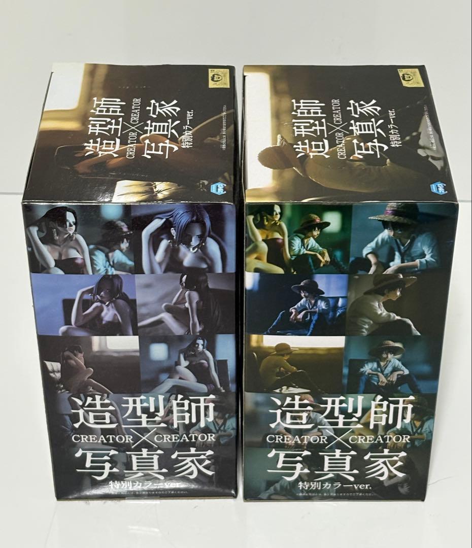 ワンピース 造形師×写真家 フィギュア ルフィ ハンコック 4種セット