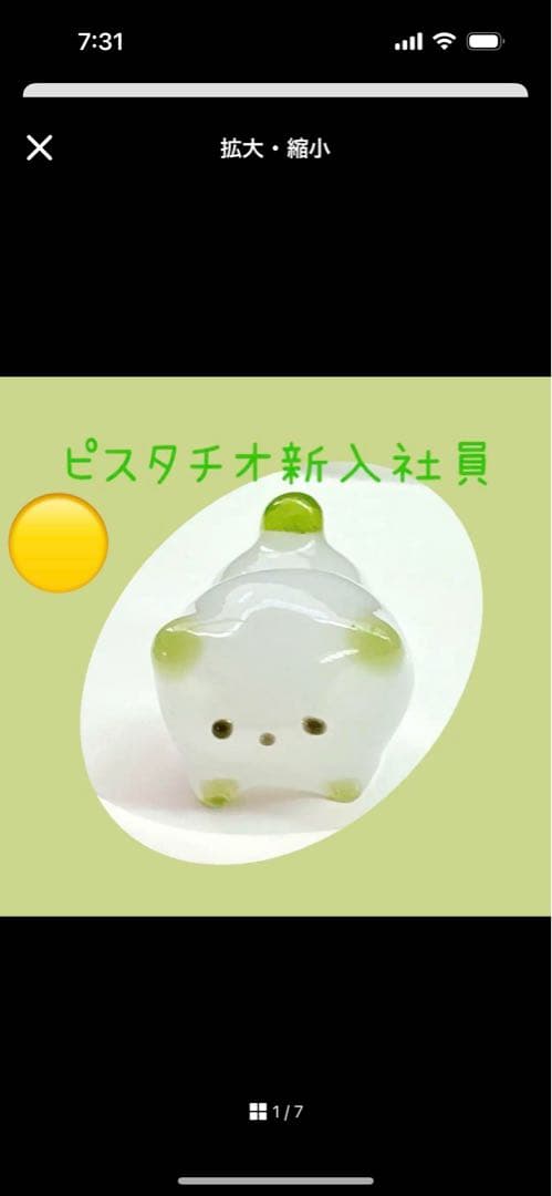 Blue Strawberry Dream バタフライピーティー　ねこ　レジン