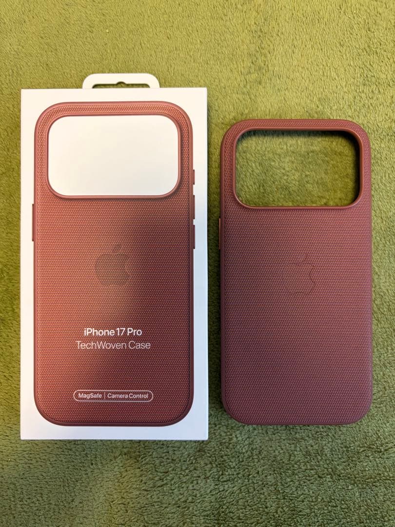 【アップル純正】iphone17proテックウーブンケース