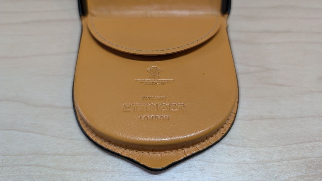 【中古】 馬蹄型ケース 小銭入れ ETTINGER 【使用感あり】