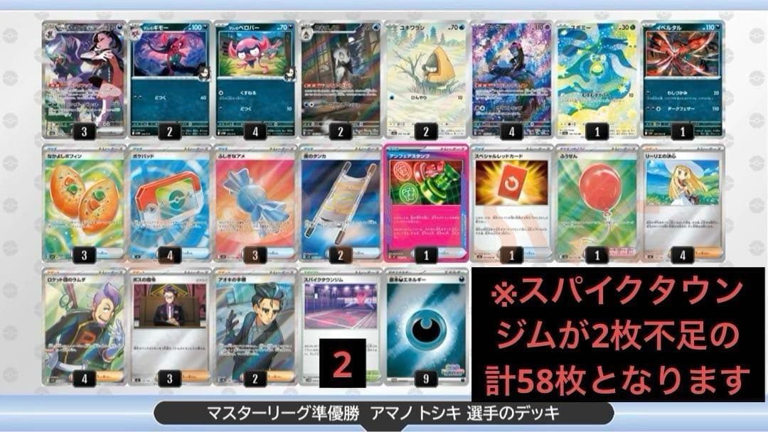 【CL大阪2026準優勝】マリィのオーロンゲex デッキパーツ ポケカ