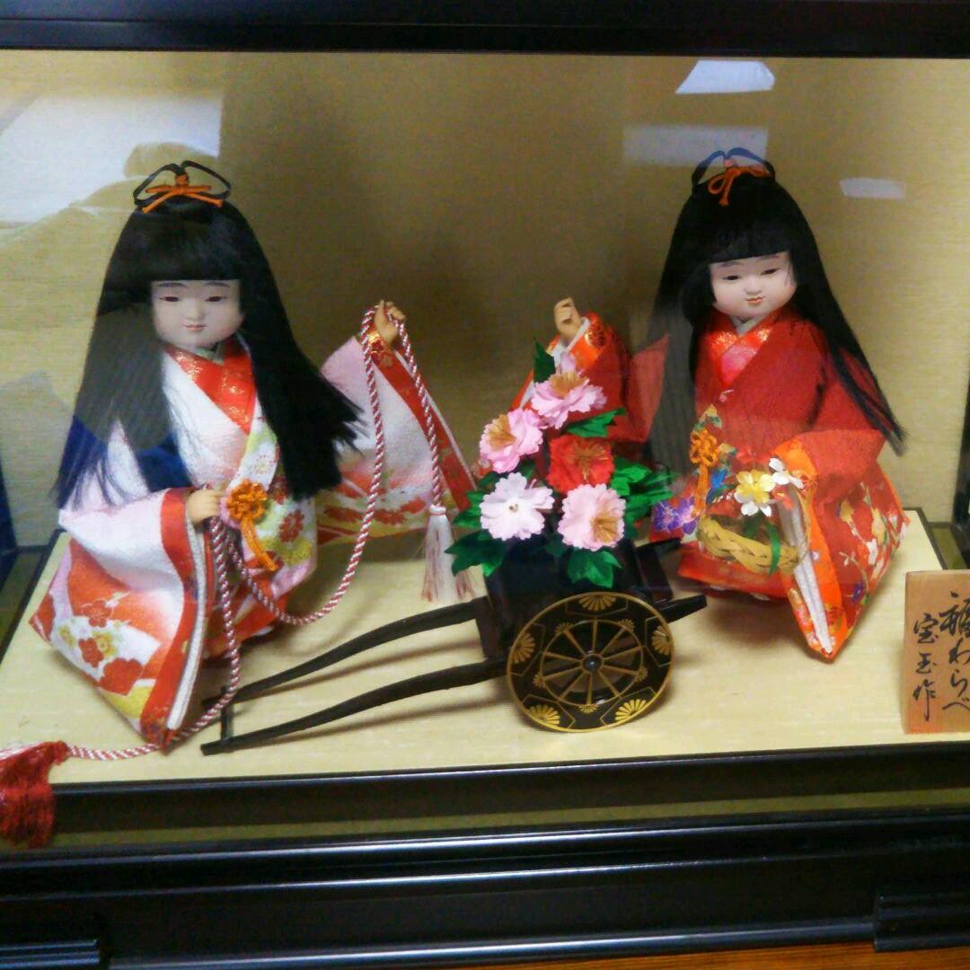 ケース入り日本人形 雛祭り