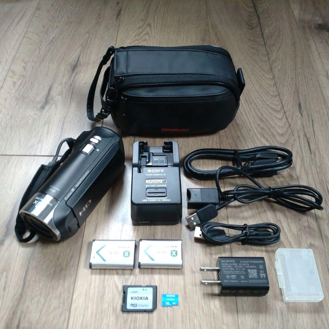 《美品》SONY HDR-CX470 デジタルビデオカメラ バッテリー２個