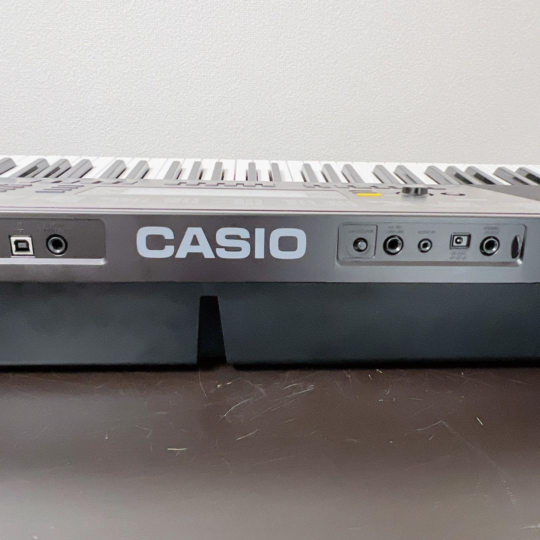 美品　CASIO 76鍵盤 電子キーボード WK-245 譜面表示 動作確認済