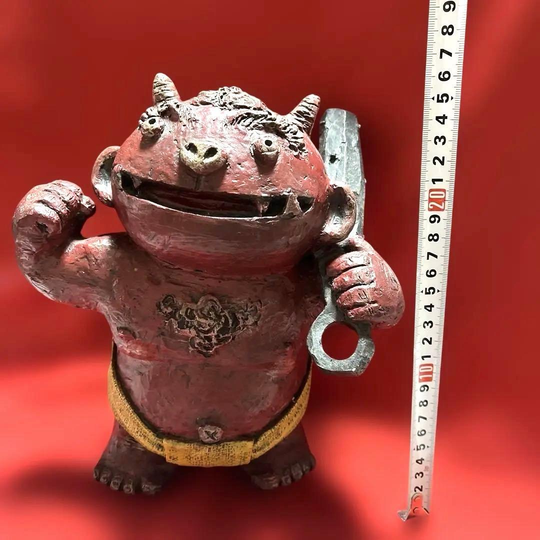 インテリア　飾り物　赤鬼