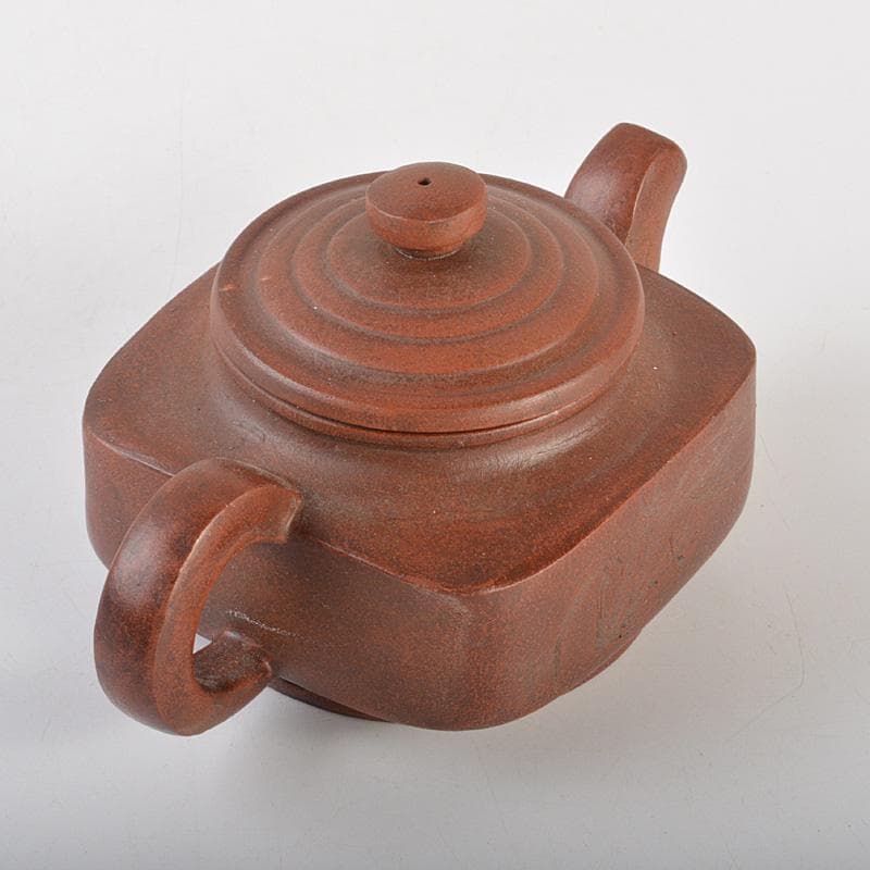 中国　除友泉製　紫砂　朱泥　急須　茶壷　N　6636