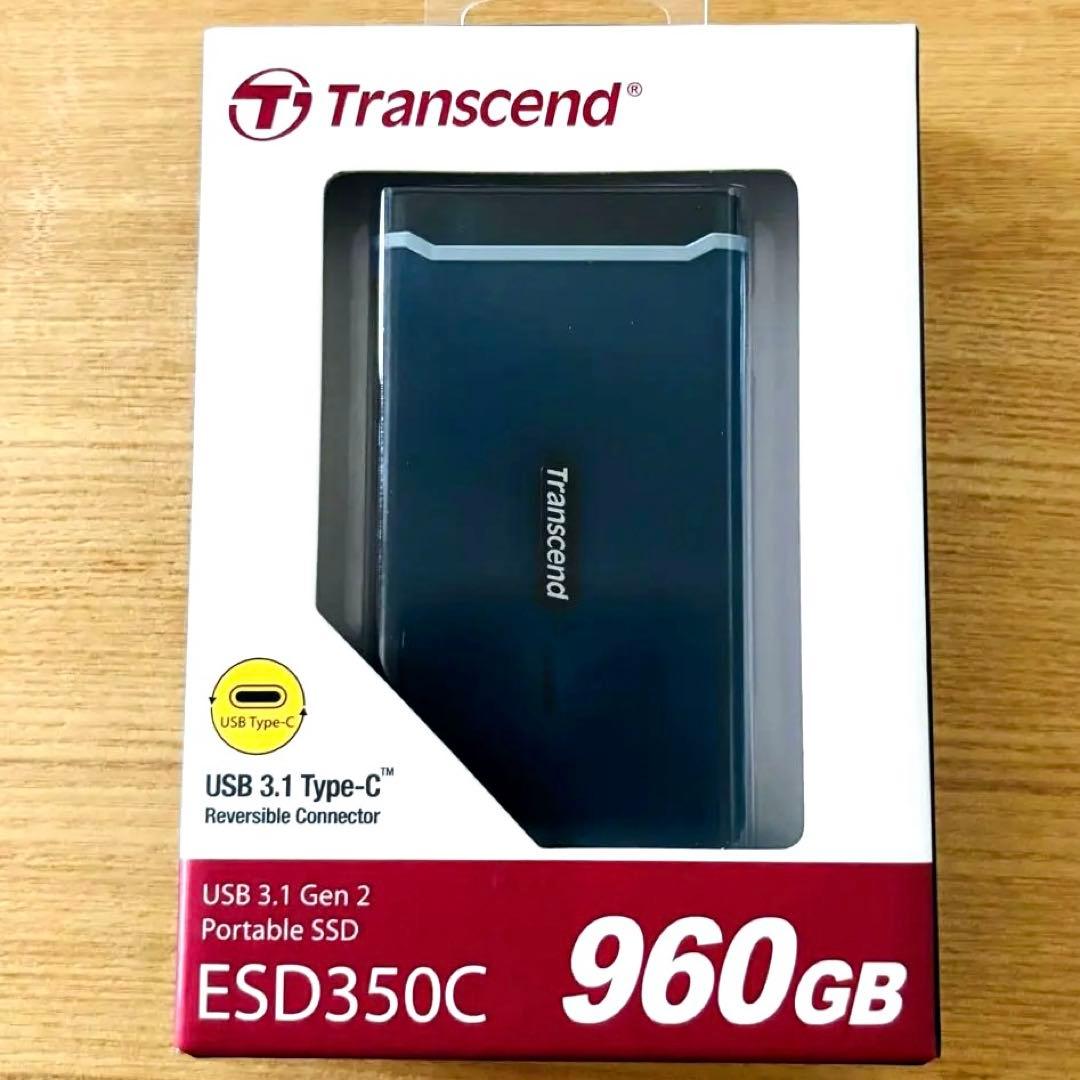⭐︎未開封⭐︎ Transcend ESD350C 960GB ポータブル SSD
