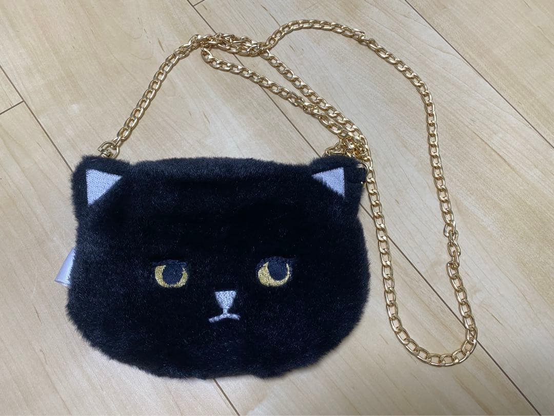 ケオラケオラ　keorakeora 黒猫　ショルダーバック