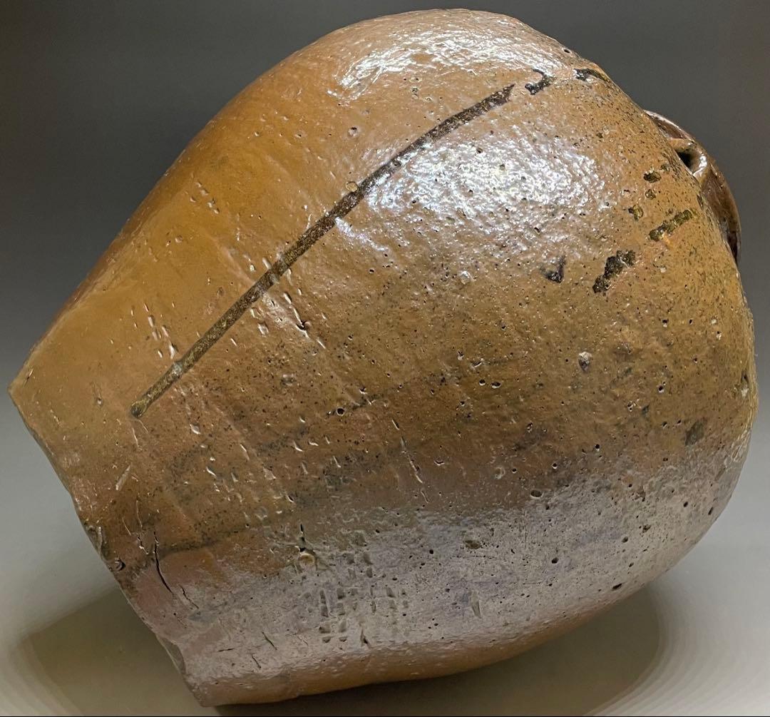 古丹波　三耳壺　大壺　35cm 　p5633