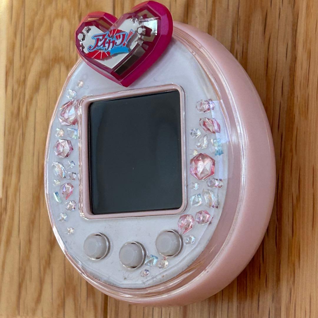 Tamagotchi P's たまごっちピース ピンク アイカツデコピアス付