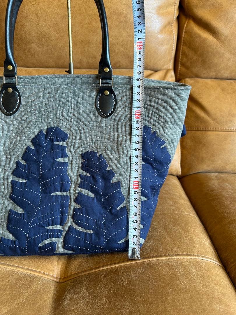 ハンドメイド　パッチワーク　キルトバッグ